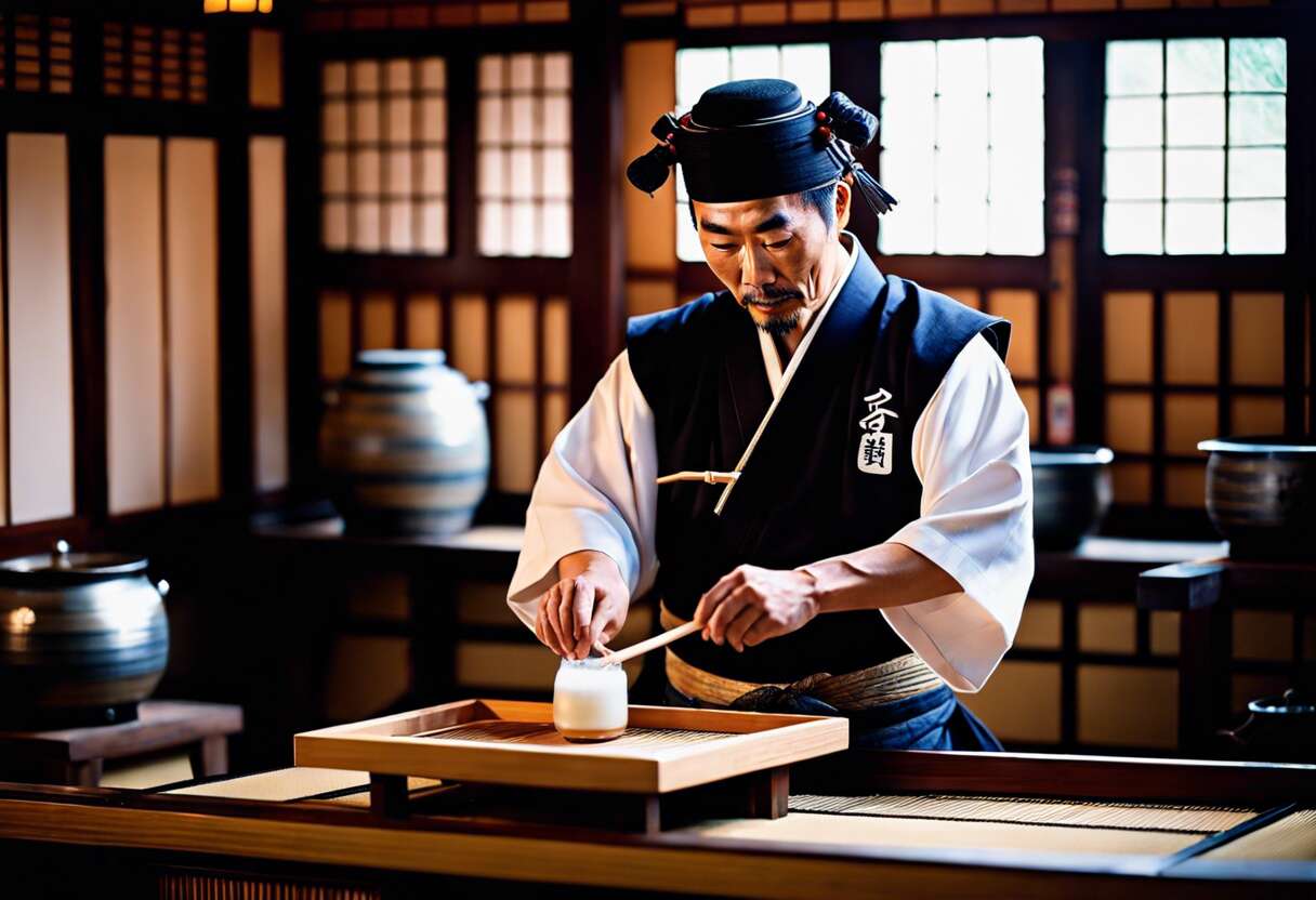 Les étapes cruciales du brassage traditionnel du saké