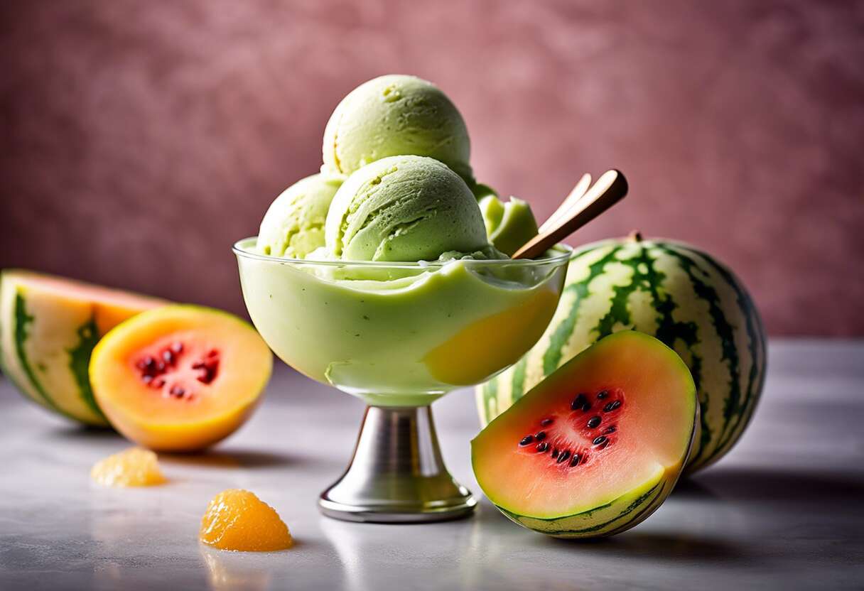 Recette facile de glace au melon : fraîcheur et gourmandise garanties !