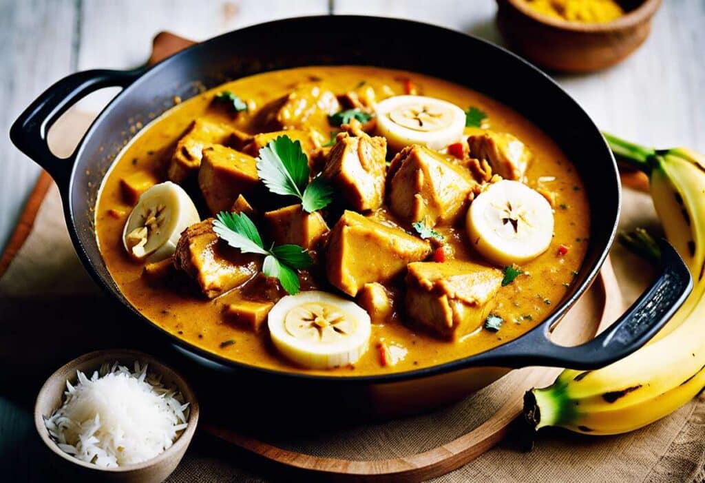 Recette de poulet au curry et banane : saveurs exotiques garanties !