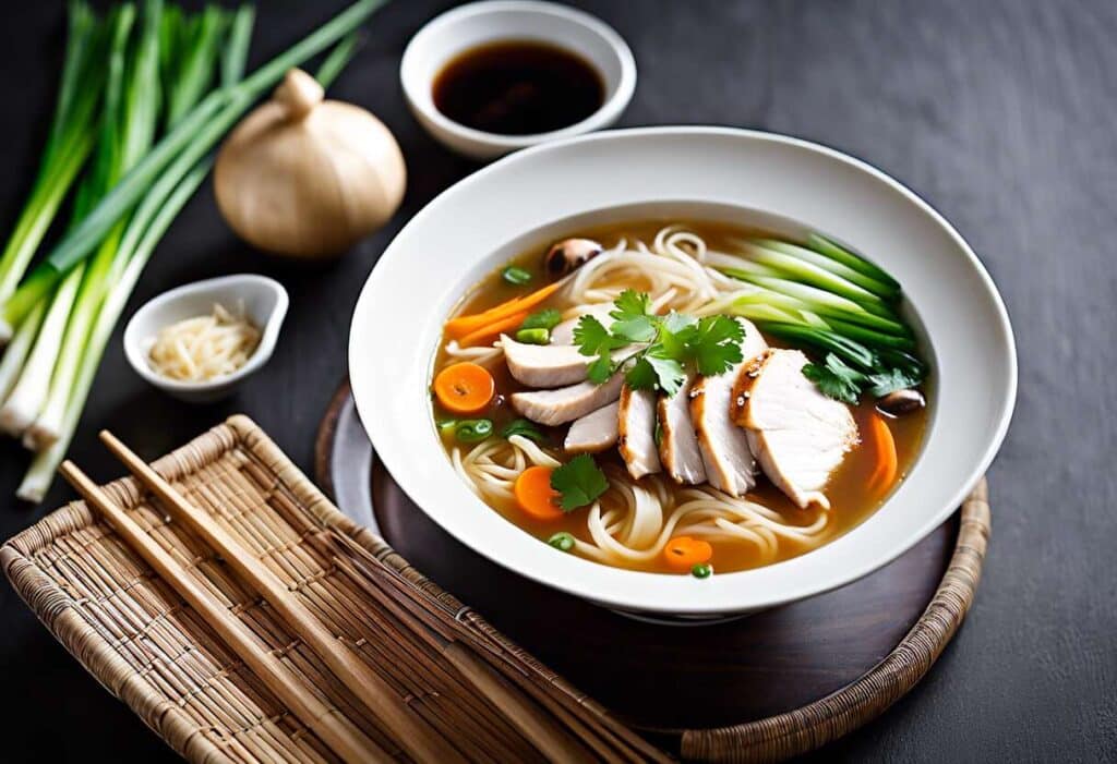 Recette facile de soupe chinoise au poulet: saveurs d'Asie à la maison !