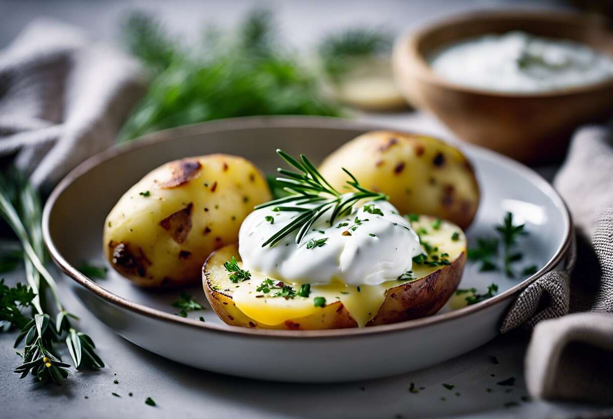 Recette facile de patates aux herbes et yaourt – Un délice maison !