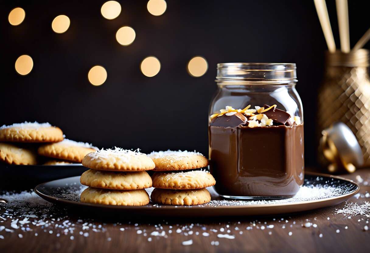 Recette facile de biscuits au Nutella et noix de coco