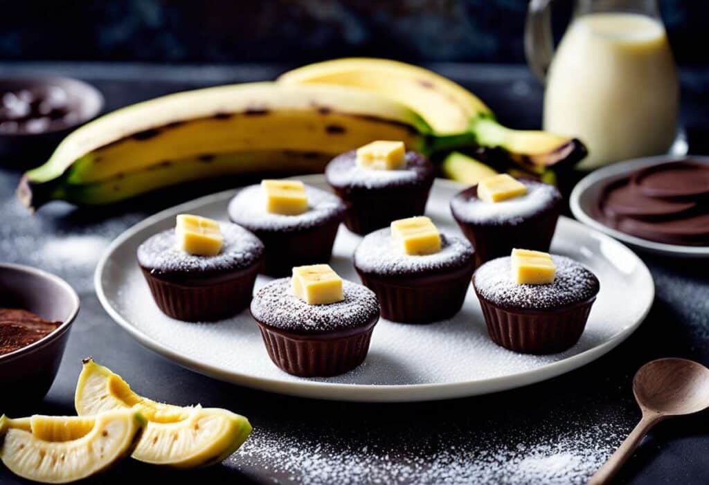 Petites bouchées bananes et chocolat : recette facile et délicieuse