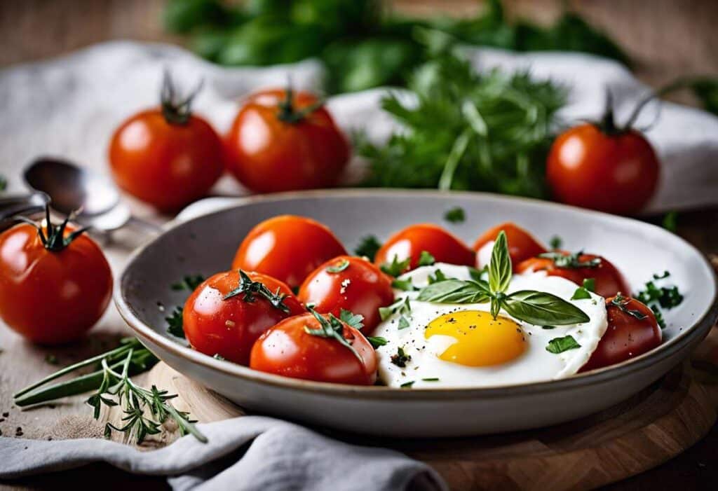 Tomate à la coque façon provençale : recette facile et savoureuse
