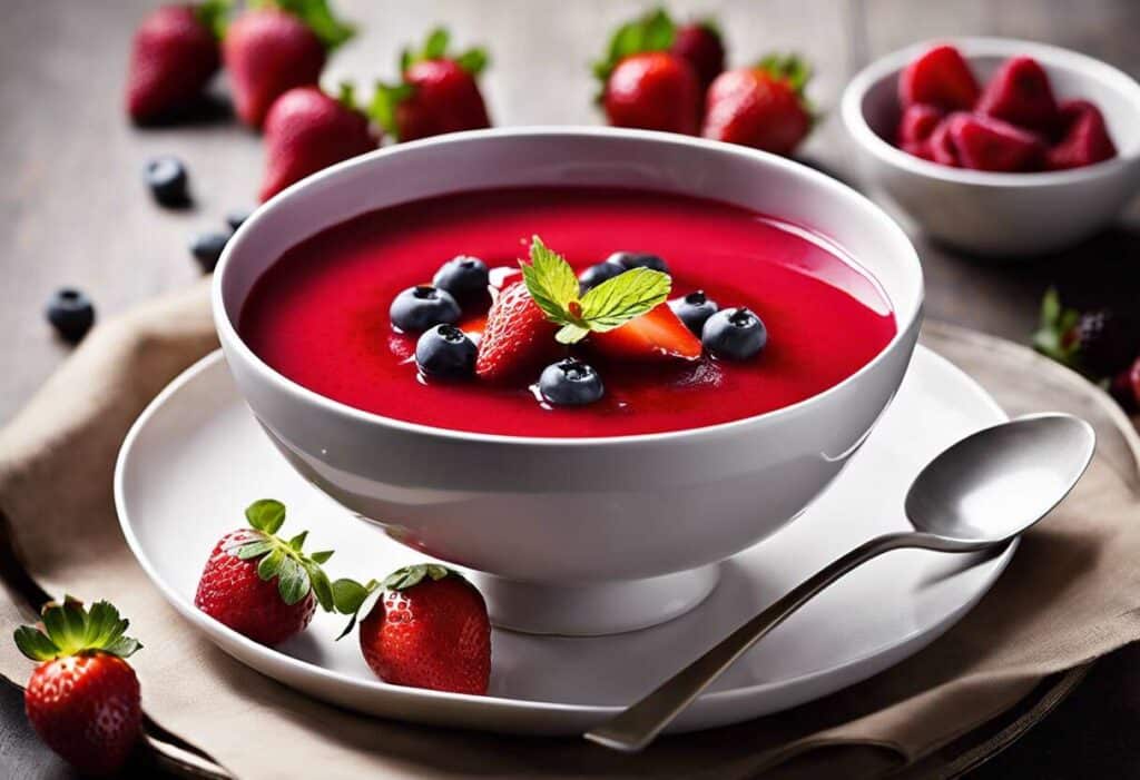 Recette facile de soupe de fruits rouges à l’anis : fraîcheur et saveurs garanties