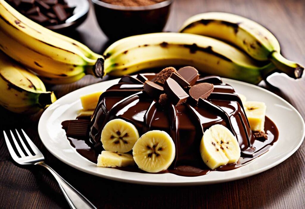 Recette facile de bananes cuites au chocolat : plaisirs sucrés